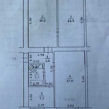 Продається 3- кімнатна квартира