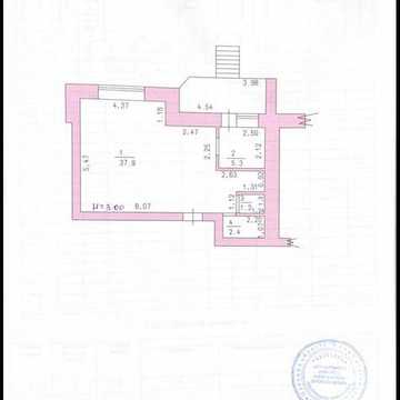 Продам 1к квартиру с ремонтом 46.8 м2, Одесская 9, 1й этаж