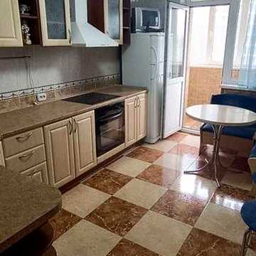 м.Іподром-15хв, вул.Кішки 9. Капітальний,стильний,ремонт. Зручний і безпечний - 6/9цегляного,добротного,будинку.Бойлер(гаряча вода, зручно, економно).