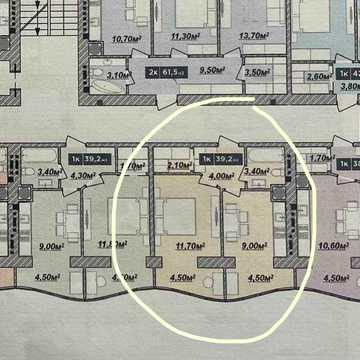 1 к.кв. на 2 поверсі у ЖК "Надрічний" ЖК Надрічний