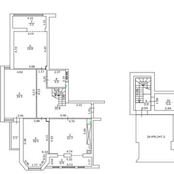 Продаж,  Квартира,  3 комнаты,  144 м²,  ЖК 4-й Английский дом (Софиевская),  Софиевская (область),  Крыжановка,  Крыжановка