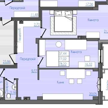 Продаж,  Квартира,  2 кімнати,  76 м²,  ЖК Консул,  Фонтанская дорога (Киевский),  Фонтан,  Одесса