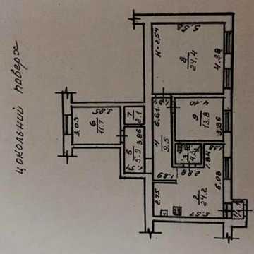 Продаж,  Квартира,  3 кімнати,  97 м²,  Сегедская,  Фонтан,  Одесса