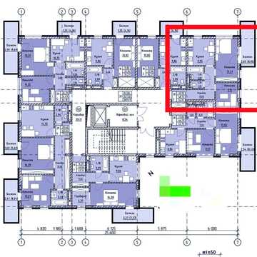 Квартира у новобудові 54.91кв.м Секція 3 ЖК Royal Place