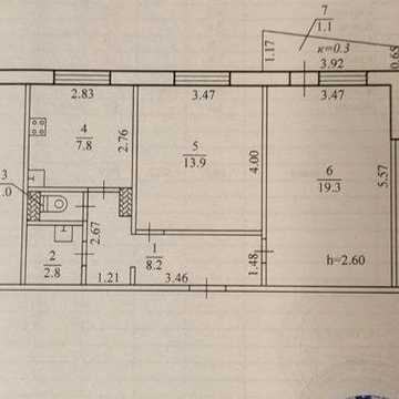 Продам 2х-комнатную квартиру ж/м Тополь-3