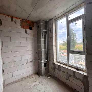 Без комісії, 1к квартира площею 18 кВ м з газом