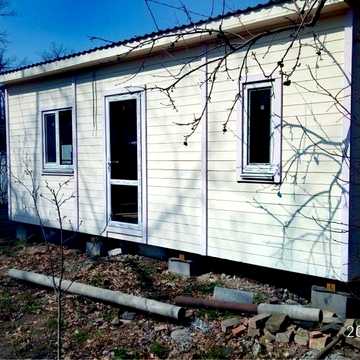Продаж каркасного будинку з меблями та побутовою технікою на вивіз