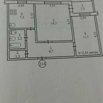 Продаж квартири 2к на 17 кварталі.