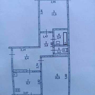 2 кімнатна квартира ПЗТО ЖК ОСББ "Зірковий"