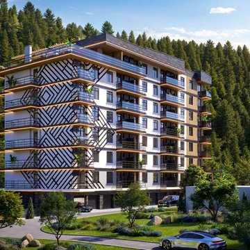 Двокімнатна квартира з терасою у Яремче ЖК Skelya Residence