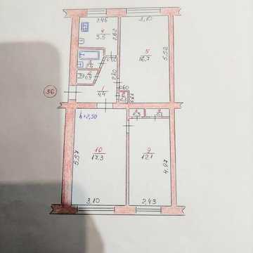 Продам 3х кімнатну квартиру в центрі під комерцію