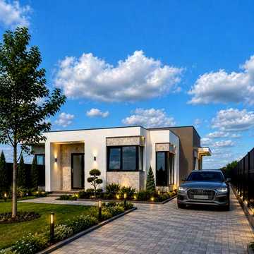 Продаж хай-тек будинку біля лісу, РОЗТЕРМІНУВАННЯ ВІД ЗАБУДОВНИКА!