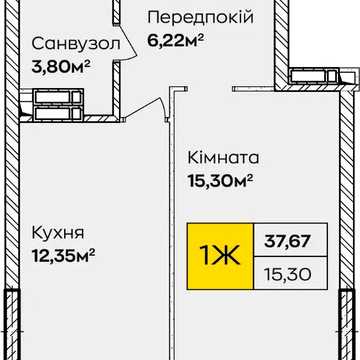 Продаж 1к видової квартири ЖК «Сінергія Київ». БЕЗ %, Позняки ЖК Синергія Київ