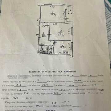 Продаж 2 кімнатноі квартири вул Шевченка (Рясне 1)