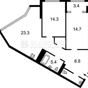 2к Продаж БЕЗ %, Берестейський просп. (Перемоги просп.), 11корп.2, ЖК"Manhattan city" ЖК Manhattan city