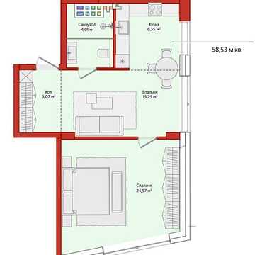 Продаж 1к Квартира Ярославенка вулиця ЖК Ferrum Park