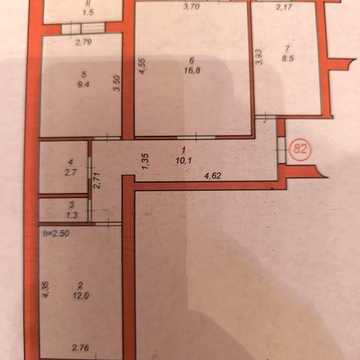 Власник. Продам трьох кімнатну квартиру в курорті Моршин 70м2  7 пов