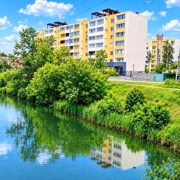 ЦЕНТР ГОРОДА! Продам 2 комн. квартиру 80м2 ЖК Речной Квартал ЗАКРЫТАЯ ТЕРРИТОРИЯ! AB ЖК Речной Квартал, Франковская 10