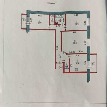 Продаж  3-х кімнатної квартири ЖК Болгарське містечко