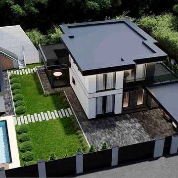 Будинок в КМ 210 м2 біля лісу басейн 2 будинок сауна 80 м с. Ходосівка