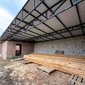 ПРОДАЄТЬСЯ НЕДОБУДОВАНИЙ БУДИНОК 198 м² - матеріали на дах входять у вартість!