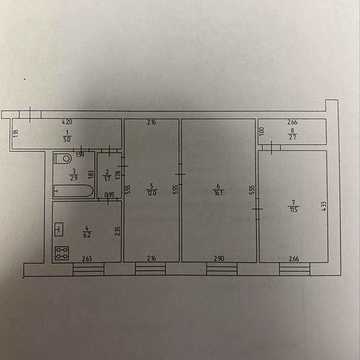 Зх кімнатна квартира 1 поверх