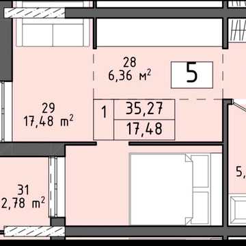 Продаж чорнової квартири 1 кімнатної Ужгород ЖК Садовий