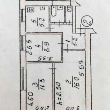 Продам 3-кімнатну квартиру, 51 м², вул. Січових Стрільців 10Б, Стрий