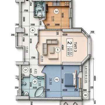 Продаж 2к квартир 86м² від забудовника KDS Group! Вул. Каунаська 2А. Без комісії