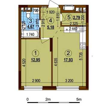 Продам 1-к квартиру, ЖК Варшавський-3, 43.5 м², без ріелторів ЖК Варшавський-3
