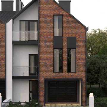 Продаж таунхаусів з гаражем, 145м.кв., м.Городок