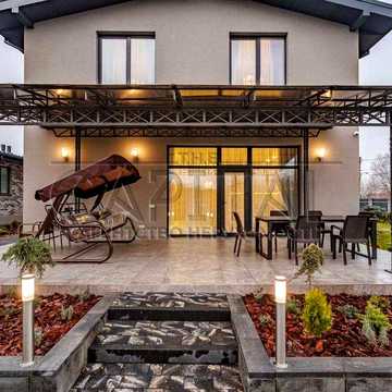 Продаж нового будинку 280 м² на 16 сотках у Києві | Чапаївка, Голосіївський район | Ліс, 4 спальні, гостьовий будинок