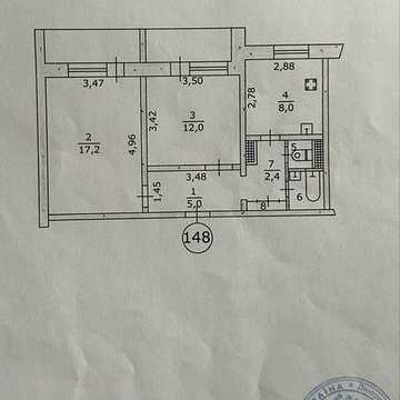 Продається 2-кімнатна квартира, лівий берег, 1 мікрорайон!