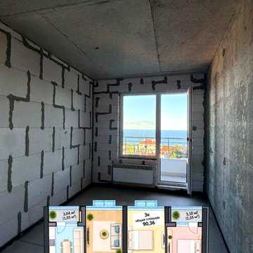 3-комнатная квартира ЖК Атмосфера Аркадия 90 м² вид на море 7 секция ЖК Атмосфера