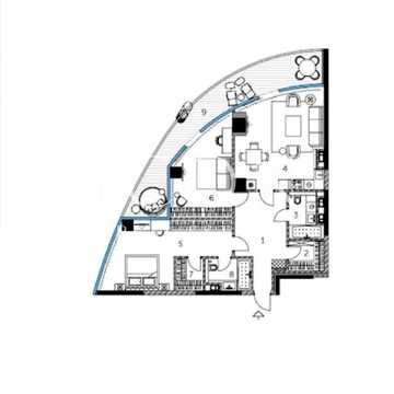 БЕЗ% Продаж 2-кімнатної квартири в преміальному Taryan Towers ЖК Taryan Towers