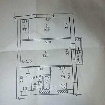 Продам 2ком квартиру. Р-н пр. А. Поля