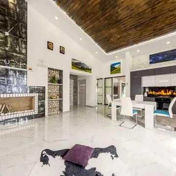Капитальный и уютный дом VIP- уровня в стиле HI-TECH в с.Белогородка.