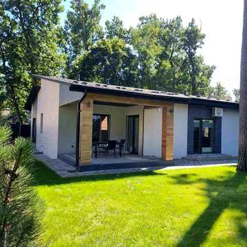 Продам газіфікований готовий до проживання новий 1п-й будинок в тихій лісовій частині Бучі.