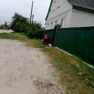 Двухэтажный дом возле леса, вблизи город