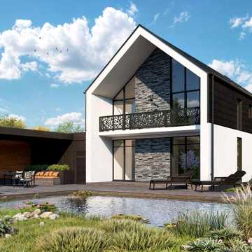 Будинок 130 м² в КМ Ovillas (з безпечною кімнатою)