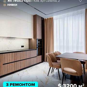Продаж 3к квартири 125,9 м² з ремонтом у Файна Таун ЖК Файна Таун