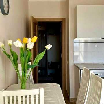 Стильна 1-кімнатна 46 м² | 12 поверх | Панорамна лоджія | Готова до проживання ЖК Соломянский 20 а