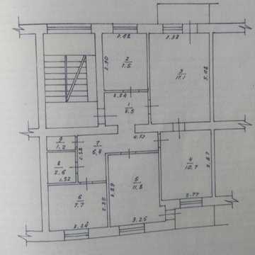Квартира 4-х кімнатна 73 м2 індивідуальне газове опалення + гараж