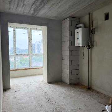 Продам 1 кімнатну квартира біля озера, ремонт за декілька місяців, газове опалення