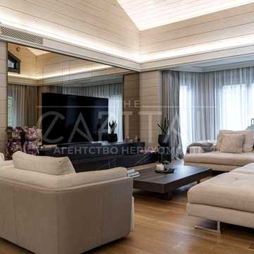 Будинок 377 м² у Козині, 10 соток серед сосен, 4 спальні, дві тераси, клеєний брус, з меблями