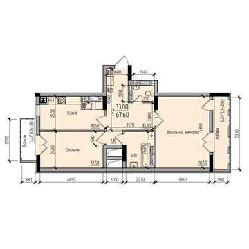 Продаж 2к Квартира Руська вулиця ЖК Comfort Hall