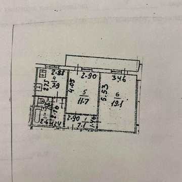 Продаж 2 кімнатної квартири 51,4м² Без комісії