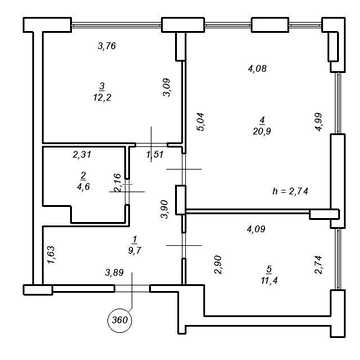 ВЛАСНИК                                                                                                           ПРОДАМ КВАРТИРУ 2 -КІМНАТНУ ЖК Comfort house