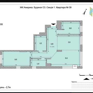 Продаж 2 кім. кв. в зданому будинку ЖК Америка ЖК Америка