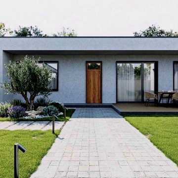 Отдел продаж! Новый дом на 4-х сотках! Eco-Minimalism! Червоный Хутор! 1A37